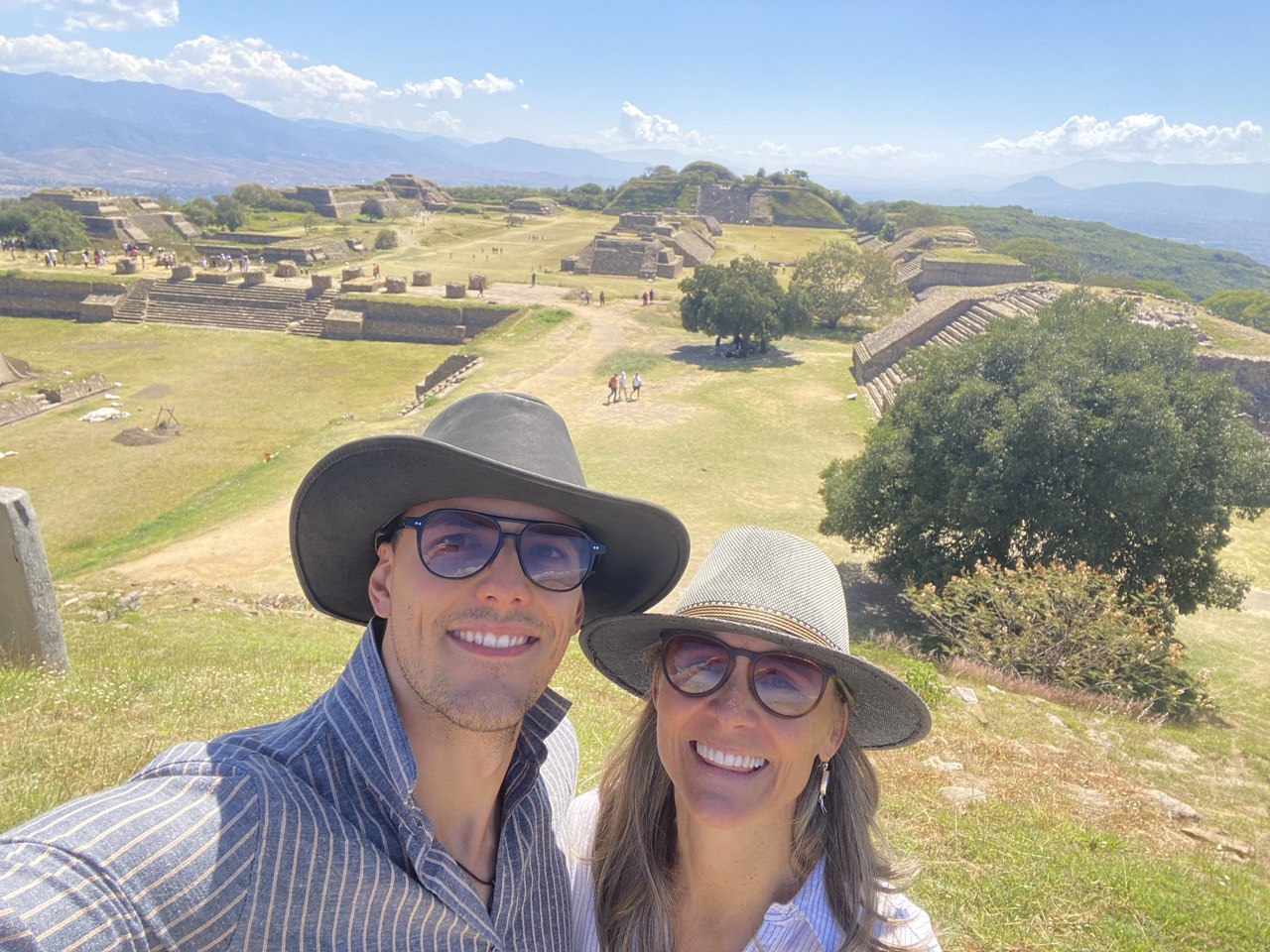 Hagen and Alannah at Monte Albán